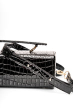 Charger l'image dans la galerie, Le Sac Tita - Edition Croco, Noir