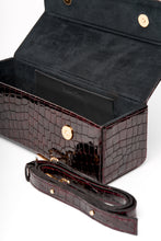 Load image into Gallery viewer, Tita Bag - Croco Edition, Bordeaux