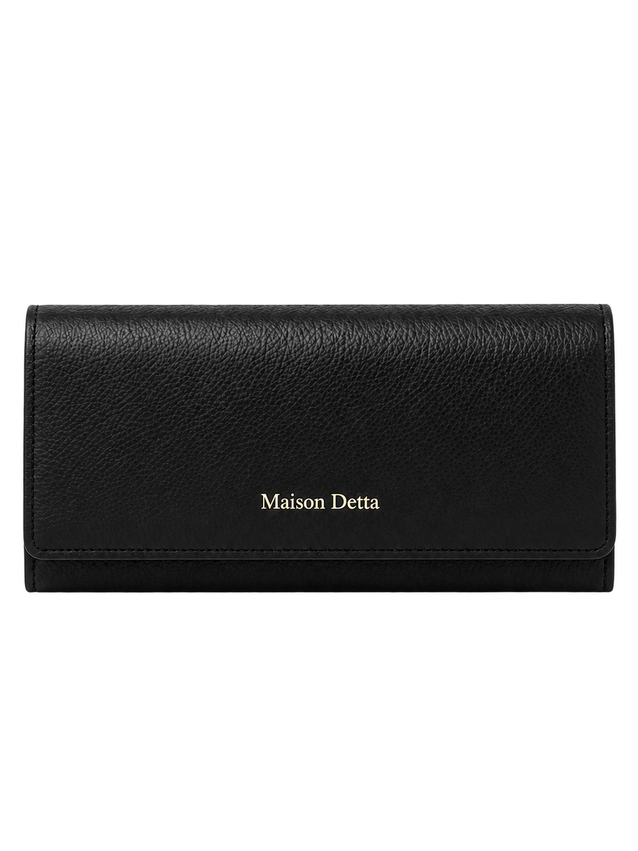 Portefeuille Long Noir