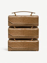 Charger l'image dans la galerie, Le Sac Tita - Edition Croco, Caramel