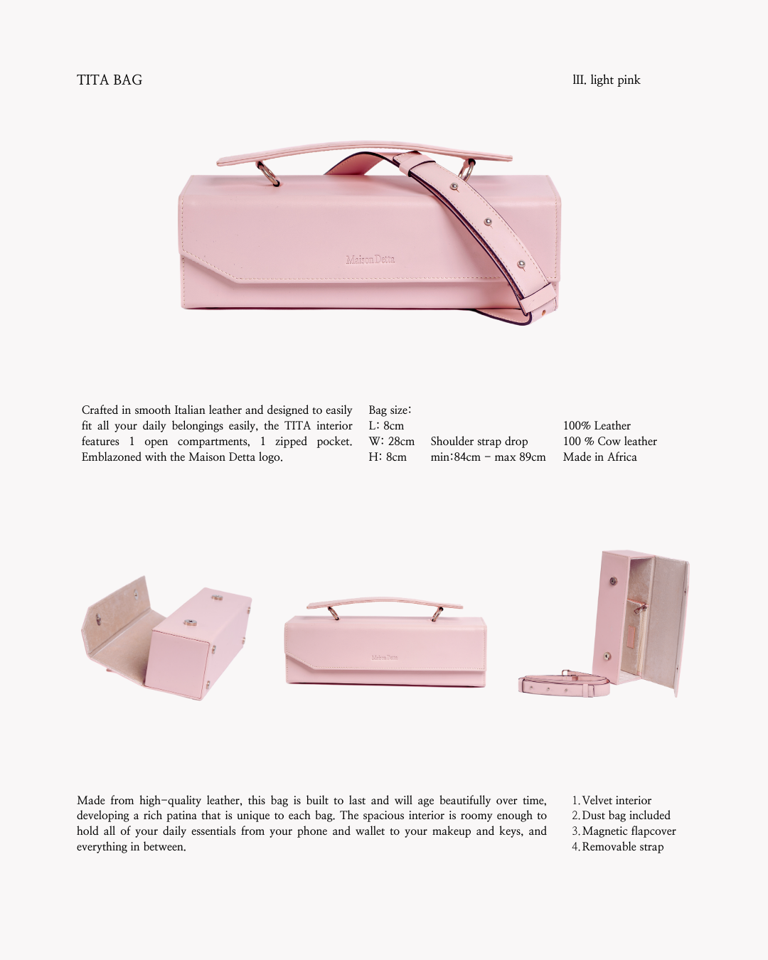 The Pink Tita Bag