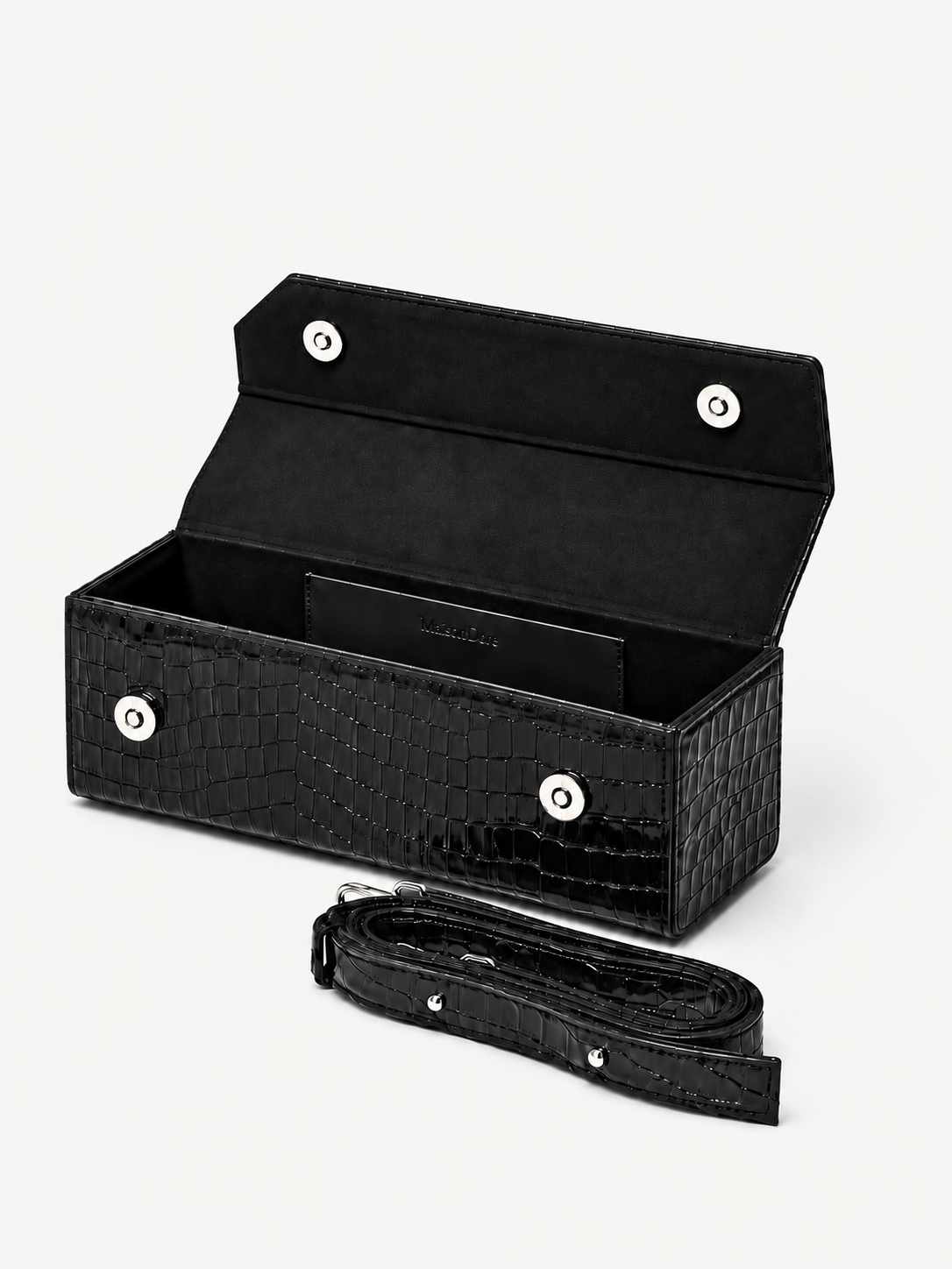 Tita Bag - Croco Edition, Black