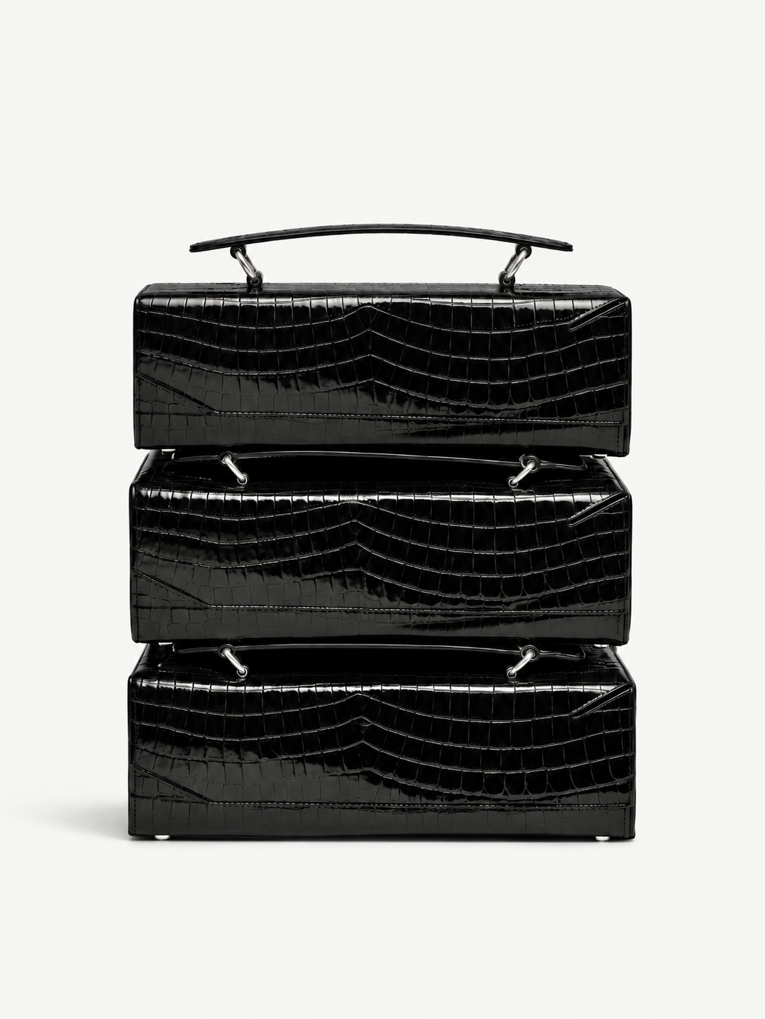 Tita Bag - Croco Edition, Black