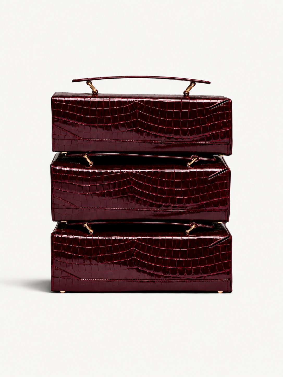 Tita Bag - Croco Edition, Bordeaux [PRE-ORDER]