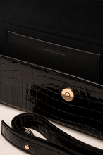 Load image into Gallery viewer, Tita Bag - Croco Edition, Black
