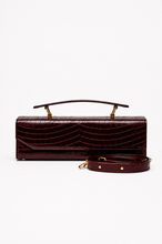 Load image into Gallery viewer, Tita Bag - Croco Edition, Bordeaux |PRE-ORDER]
