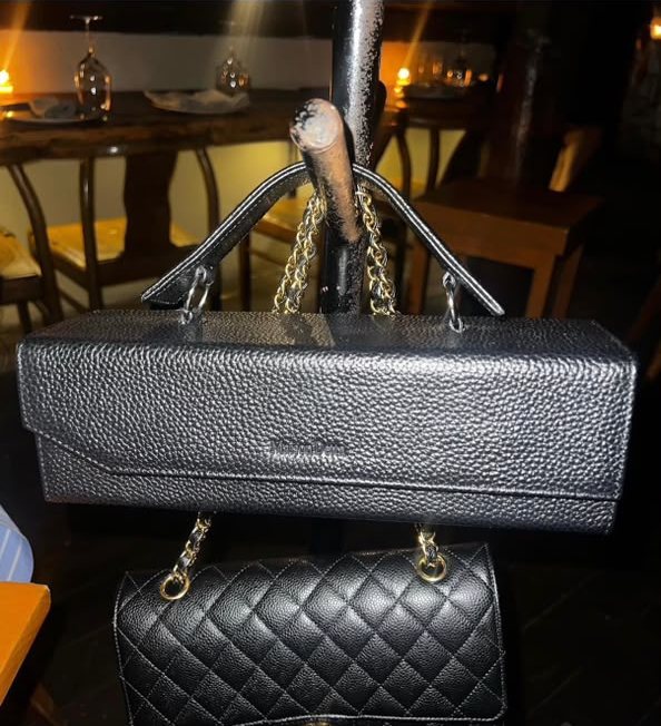 A customer’s black Tita bag